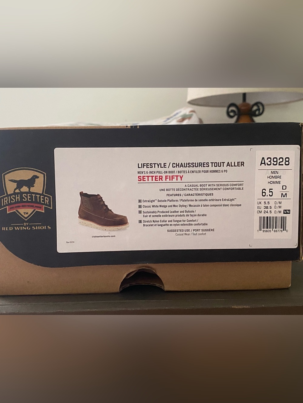Irish Setter Brown Setter Fifty Men's Casual Chukka Boot